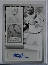 2015 Panini Contenders Mitchell Hansen Black Printing Plate Auto 1/1