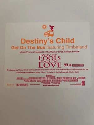 Destiny's Child Feat. Timbaland - Get On The Bus 1998 Missy Elliott 12” Vinyl DJ - Image 1 of 4