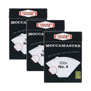 3 x MOCCAMASTER Filterpaper No. 4 (3 x 100 Stk.) für KB, KBG, KBGT und CDGT - Bild 1 von 4