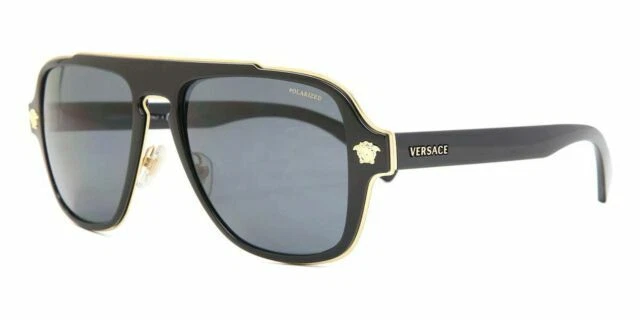 Versace 2199 Medusa Charm Sunglasses - Black
