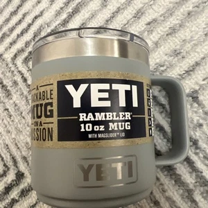 YETI Rambler 10 oz Tazza Acciaio Inox con Coperchio MagSlider Granito Grigio Grigio, Rara - Foto 1 di 9