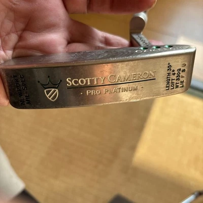 SCOTTY CAMERON PRO PLATINUM NEWPORT MIL-SPEC 35in Putter RH With Head Cover - Image 1 of 4