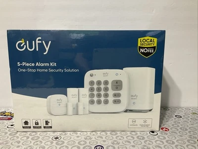 Eufy Home Security 5-Piece Alarm Kit HomeBase Keypad Motion Entry Sensors New - Image 1 of 4