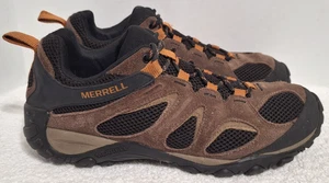 Merrell Yokota 2 Braken Brown Leather Mesh Hiking Shoes J31275 Men's Size 9.5 - Picture 1 of 9