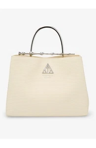 Bolso de Mano Loungefly Harry Potter Reliquias de la Muerte Varita de Saúco Textura Rafia Crema - Imagen 1 de 4