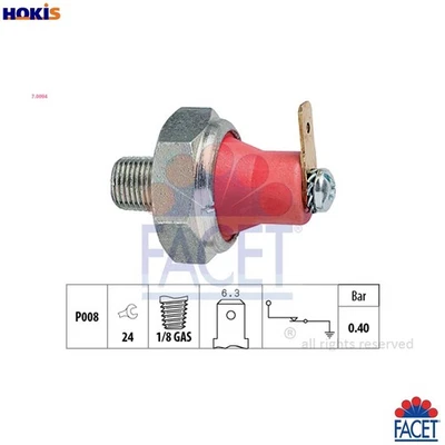 OIL PRESSURE SWITCH 7.0094 FOR MITSUBISHI CARISMA CHARIOT L200/TRITON/STORM 1.8L - Image 1 of 4