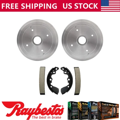 Kit trasero tambores de freno y zapatas de freno para Geo Metro 1989-1994 - Raybestos Foto 1 de 4