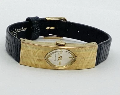 Reloj BENRUS Suizo Vintage Damas Lleno de Oro Modelo YE Cuerda 17J Funcionando Foto 1 de 4