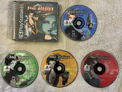 Fear Effect 2: Retro Helix (Sony PlayStation 1, PS1 2001) No Manual Tested Works - Image 1 of 4