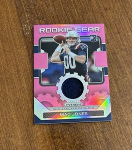 Mac Jones 2021 Prizm Rookie Gear Pink Jersey RG-6 49ers Alabama Patriots RC - Bild 1 von 2