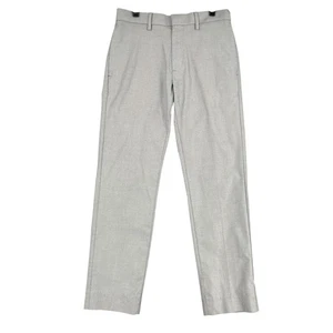 Pantalones informales elásticos con trabillas delanteras planas gris claro Banana Republic 26 x26 - Imagen 1 de 6