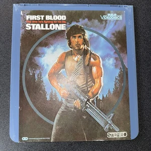 Vintage Video Discs First Blood First blood This Time He’s Fighting For His Life - Imagen 1 de 2