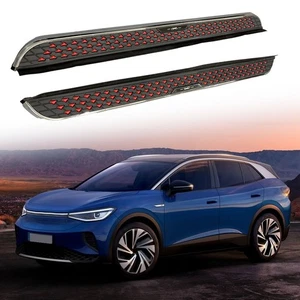 Fits for VW ID.4 2021-2025 Running Boards Side Steps Pedals Nerf Protector Bar - Picture 1 of 23