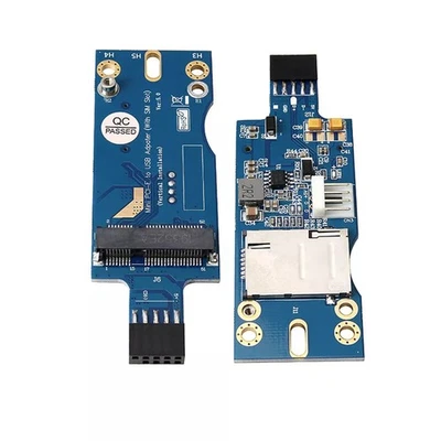 Mini PCI-E to USB Adapter with SIM Card Slot for 3G 4G WWAN/LTE Module Test card - Image 1 of 4