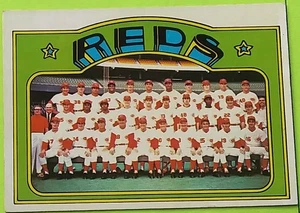 1972 Topps #651 Cincinnati Reds Team Baseballkarte (Johnny Bench/Pete Rose) - Bild 1 von 4