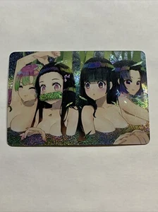 Demon Slayer Group Bath Girl ACG Goddess Story Anime Card Waifu Sexy Art Nezuko - Picture 1 of 6