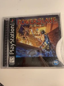 Powerslave (Sony PlayStation 1, 1996) Power Slave + Manual & Box Protector - Picture 1 of 4