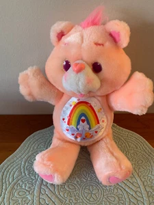 VINTAGE CARE BEAR PLUSH ENVIRONMENTAL CHEER BEAR 1991 13" - Picture 1 of 4