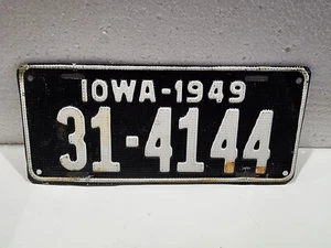 Vintage 1949 49 United States IA IOWA Nummernschild Auto OLD LKW 31-4144 - Bild 1 von 7