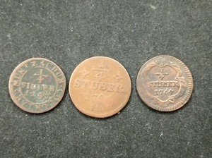 LOT 3 PIECES 1/4 STUBER ALLEMAGNE - REF10070J - Picture 1 of 2