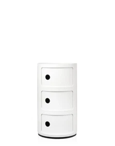 Kartell COMPONIBILE CLASSIC 3 Elementi - Colore Bianco 4967/03 - Originale - Foto 1 di 3