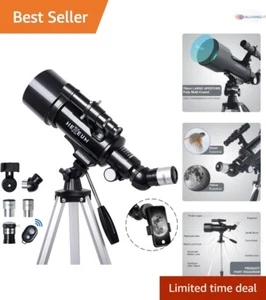 Telescope 70mm Aperture 500mm Fully Multi-Coated Optics for Kids Adults Outdoor - Picture 1 of 9