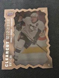 2008-09 UPPER DECK UD SIDNEY CROSBY CC37 #ed 87/100 CLEAR CUT WINNERS JERSEY # - Picture 1 of 2