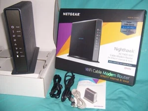 NETGEAR AC1900 Nighthawk C7100V Cable Modem Voice Router for XFINITY DOCSIS 3.0 - Picture 1 of 18