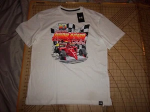 MENS LARGE WHITE UNDER ARMOUR 10 SLAM DUNK BASKETBALL T-SHIRT - NWT - Picture 1 of 3