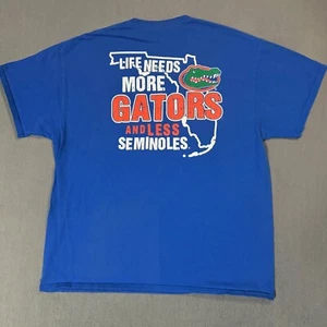 T-shirt UF Florida Gators vintage Y2K SEC grafica commedia umorismo logo sportivo NCAA XL - Foto 1 di 10