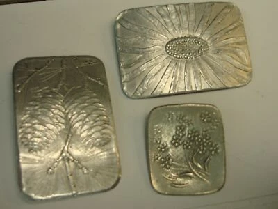 3 VINTAGE WENDELL AUGUST & R. TENNESMED ARTISAN CRAFTED SIGNED PINS! - Image 1 of 4