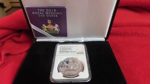 2018 Tristan Cunha Meghan Markle Prince Henry 999 Silver NGC PF 70 Royal Wedding - Picture 1 of 10