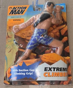 Vintage 1999 Hasbro Action Man Extreme Climber Suction Cup Grip 12" Figure - Picture 1 of 6
