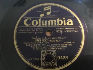 Edith Day & Howett Worster Showboat Why Do I Love You/Make Believe Columbia 9428 - Bild 1 von 4