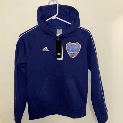 NUEVO CON ETIQUETAS Adidas Juniors' Core 18 Fútbol Sudadera con Capucha Juvenil Mediana Academid De Futbol Foto 1 de 4