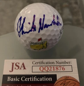2023 MASTERS HENRIK NORLANDER SIGNED AUTOGRAPH MASTERS GOLF BALL JSA QQ21876 - Picture 1 of 2