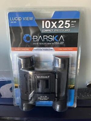 Barska Optics Lucid View 10x25 Compact Binocular - Black - Image 1 of 2