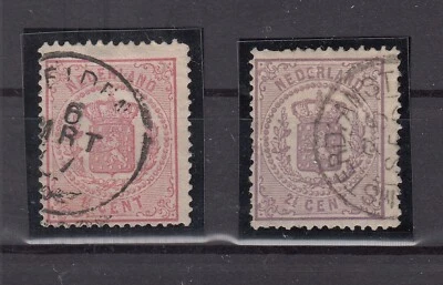 IA25928/ NETHERLANDS – COAT OF ARMS – Y&T # 16 - 18 USED – CV 200 $ - Image 1 of 2