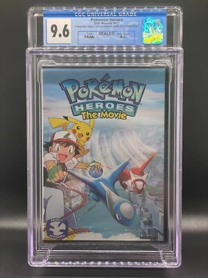 Pokemon Heroes The Movie Factory Sealed Graded Anime DVD CGC 9.6 Seal A++ - Image 1 of 2