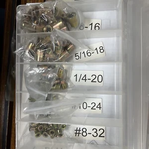 Nut Sert Kit Contains Standard & Metric In Plastic Case - Picture 1 of 1