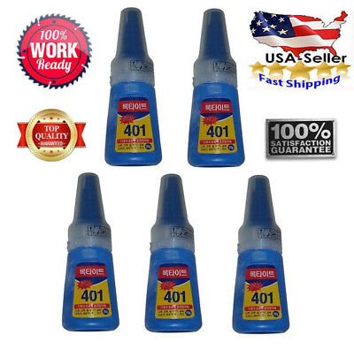 Lot Of 401 Instant Adhesive Bottle Stronger Super Glue Multi-Purpose 20g • 6.64$