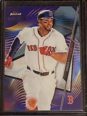 2020 Topps Finest Xander Bogaerts Purple Refractor /250 Boston Red Sox Mint!! - Image 1 of 2