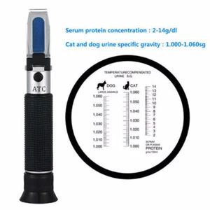 4 In 1 Refractometer Cat Urine Specific Gravity Serum Protein Tester - Picture 1 of 8