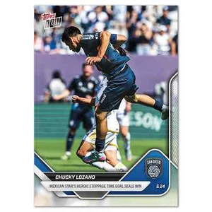Chucky Lozano Hirving Heroic Stoppage San Diego FC 2025 MLS Topps NOW - Card 46 - Picture 1 of 1