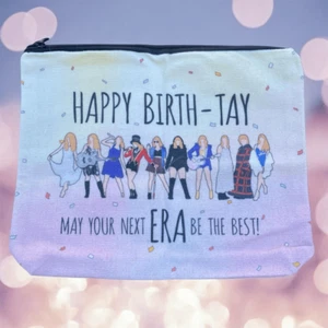 NWOT New Taylor Swift Cloth Cosmetic/Makeup/Storage/Jewelry/Pencil Case Birthtay - Picture 1 of 2