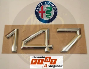 Original OE 46790919 Sigla - Stemma - Emblema "147" ALFA ROMEO NUOVO ! - Imagen 1 de 1