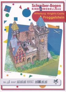 Kartonmodell Ritterburg Froggelstein 1:120 Schreiber Bogen - Bild 1 von 2