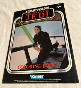 1983 Star Wars-Return Of The Jedi Coloring Book -Kenner/General Mills -Uncolored - Picture 1 of 16