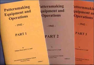 PaTTeRnMaKinG Equipment & Operations - 1942 - 3 volumes - reprint - Picture 1 of 4