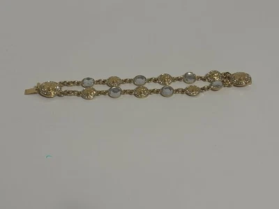 Pulsera De Colección Gianni Versace Oro Cristal Medusa Foto 1 de 4